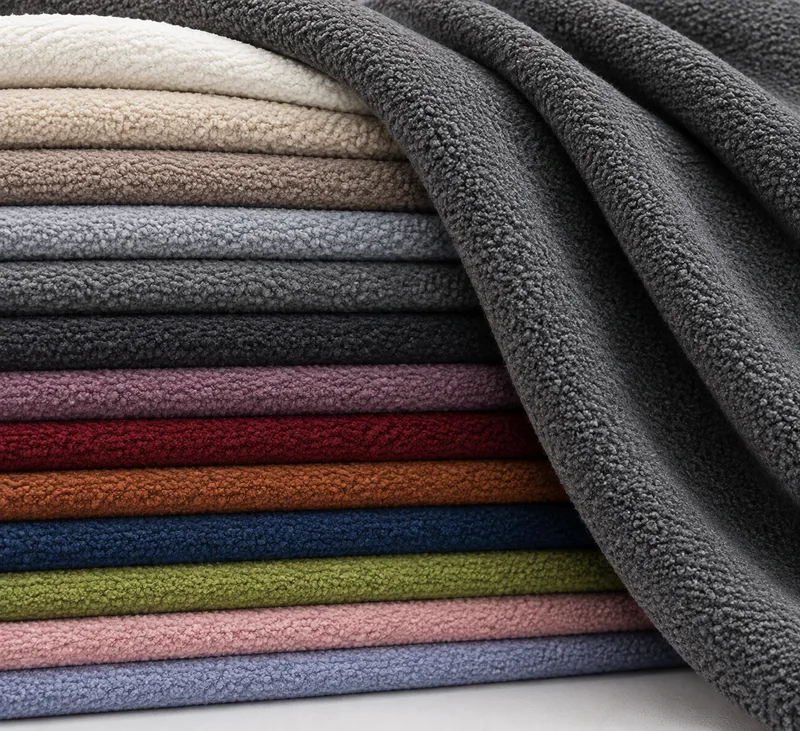 W001 Double-brushed, double-raised permanent antistatic thermal fleece
